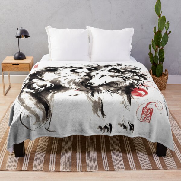 Item preview, Chinese Style Ink Wolf designed and sold by Lukasz Kobylka.