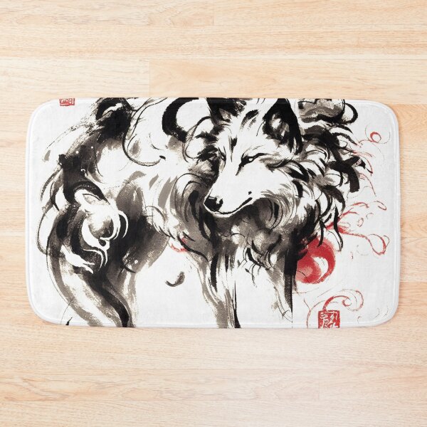 Item preview, Chinese Style Ink Wolf designed and sold by Lukasz Kobylka.