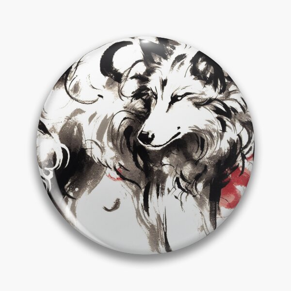 Item preview, Chinese Style Ink Wolf designed and sold by Lukasz Kobylka.