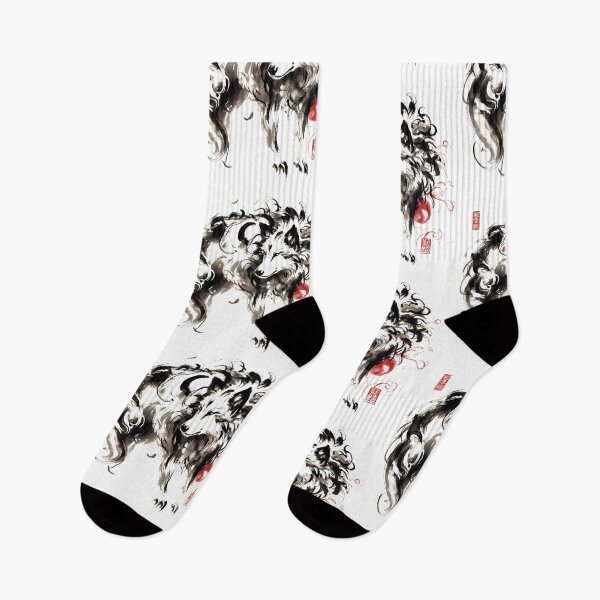 Item preview, Chinese Style Ink Wolf designed and sold by Lukasz Kobylka.