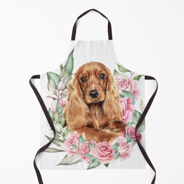 Item preview, Cocker spaniel - dog in flowers designed and sold by DESEODESIGN.