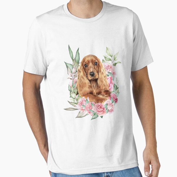 Item preview, Cocker spaniel - dog in flowers designed and sold by DESEODESIGN.