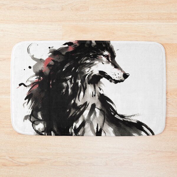 Item preview, Chinese Style Ink Wolf designed and sold by Lukasz Kobylka.