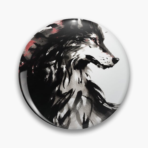 Item preview, Chinese Style Ink Wolf designed and sold by Lukasz Kobylka.