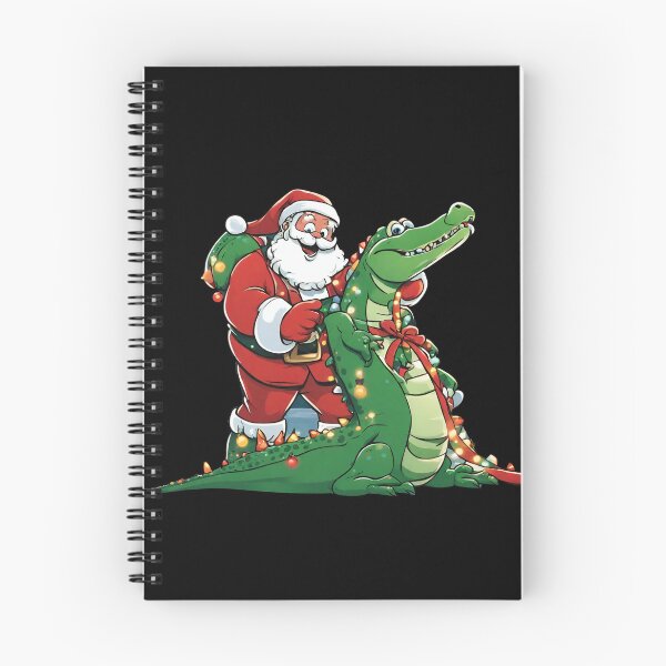 Item preview, Funny Santa Claus on a Crocodile designed and sold by DavidPrintCraft.