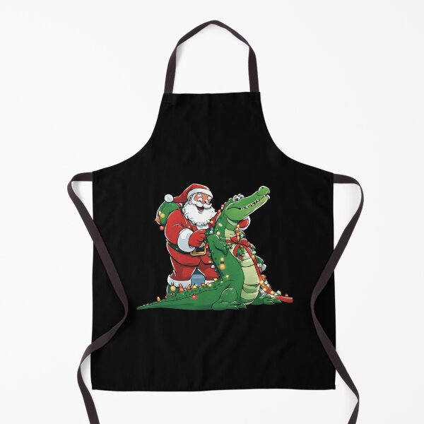 Item preview, Funny Santa Claus on a Crocodile designed and sold by DavidPrintCraft.