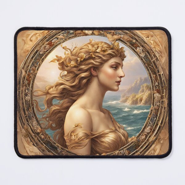 Item preview, Aphrodite Greek Goddess of Love and Beauty Drawing designed and sold by TheLocoShop.