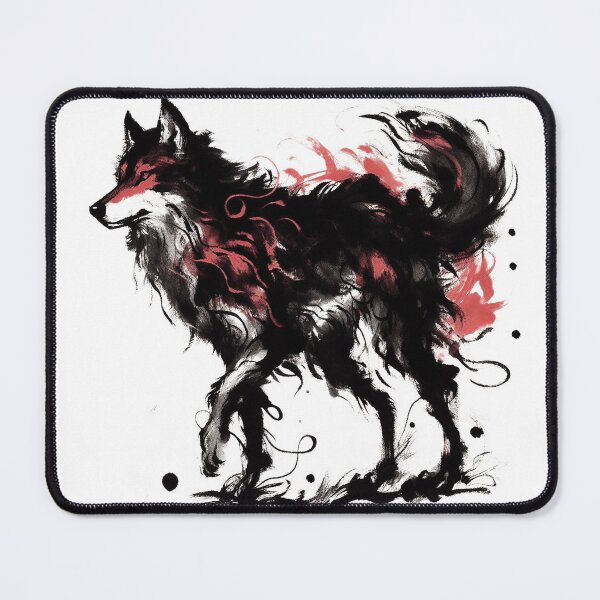 Item preview, Chinese Style Ink Wolf designed and sold by Lukasz Kobylka.