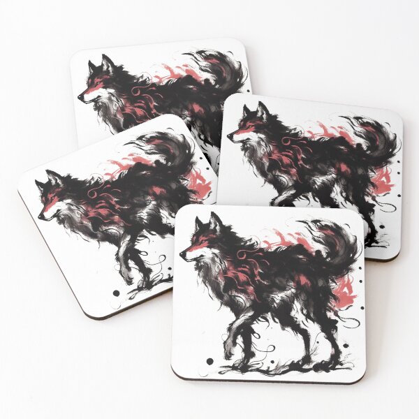 Item preview, Chinese Style Ink Wolf designed and sold by Lukasz Kobylka.