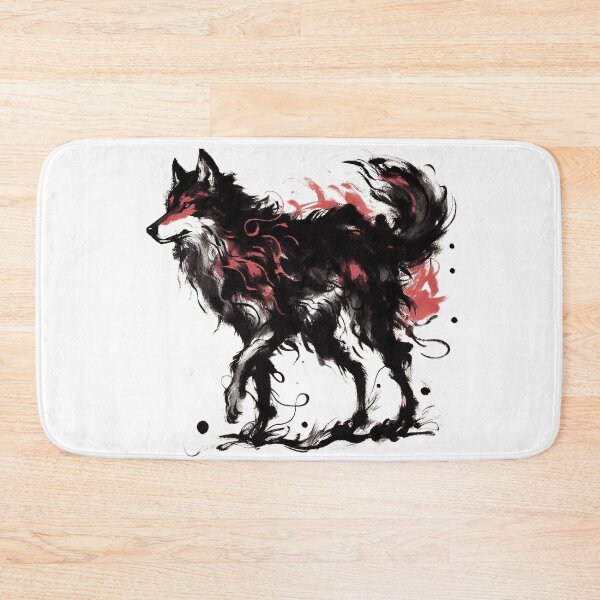 Item preview, Chinese Style Ink Wolf designed and sold by Lukasz Kobylka.