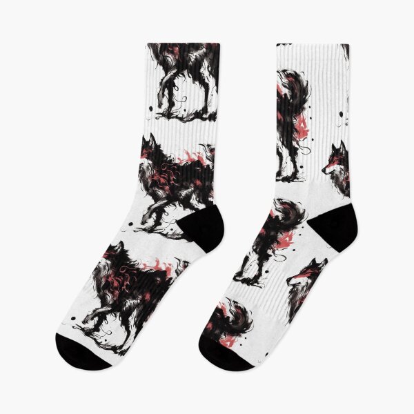 Item preview, Chinese Style Ink Wolf designed and sold by Lukasz Kobylka.