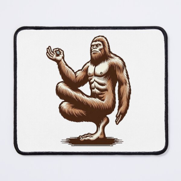 Item preview, Sasquatch Zen Bigfoot's Yoga Expedition designed and sold by HeadTurningArt.
