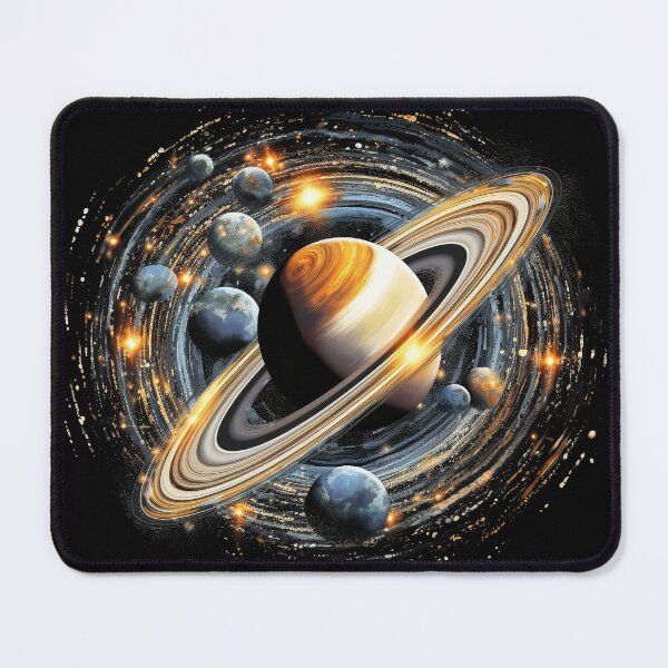 Item preview, Saturn's Cosmic Dance designed and sold by mittie101.