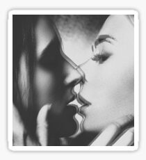Girls Kissing Sticker