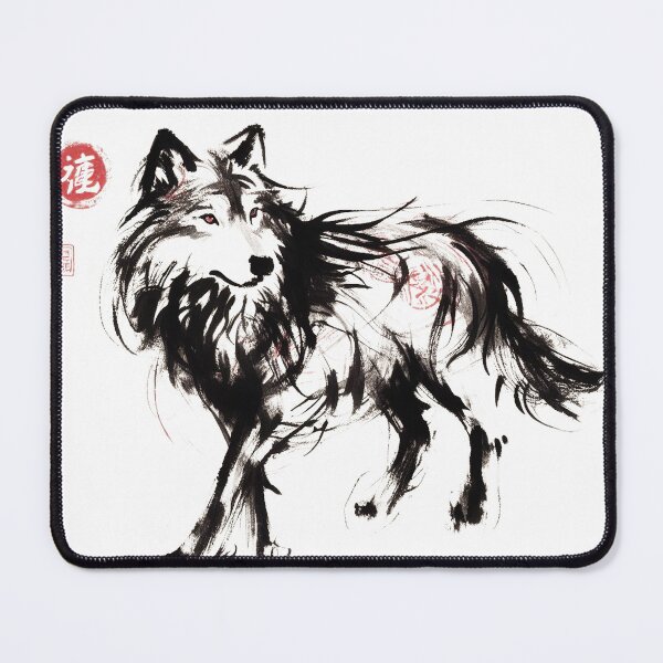 Item preview, Chinese Style Ink Wolf designed and sold by Lukasz Kobylka.