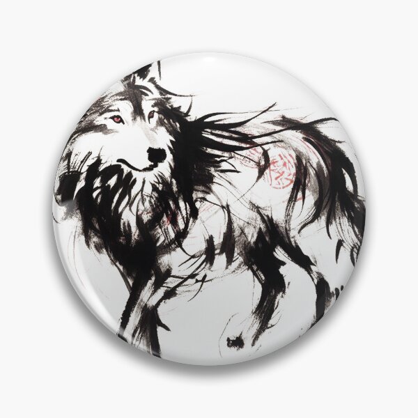 Item preview, Chinese Style Ink Wolf designed and sold by Lukasz Kobylka.