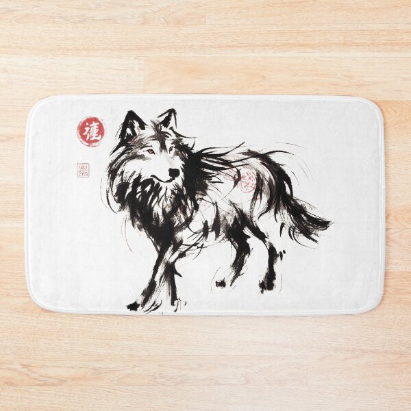 Item preview, Chinese Style Ink Wolf designed and sold by Lukasz Kobylka.