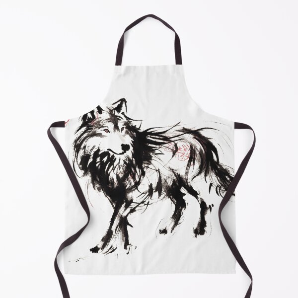 Item preview, Chinese Style Ink Wolf designed and sold by Lukasz Kobylka.