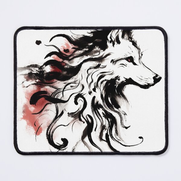 Item preview, Chinese Style Ink Wolf designed and sold by Lukasz Kobylka.
