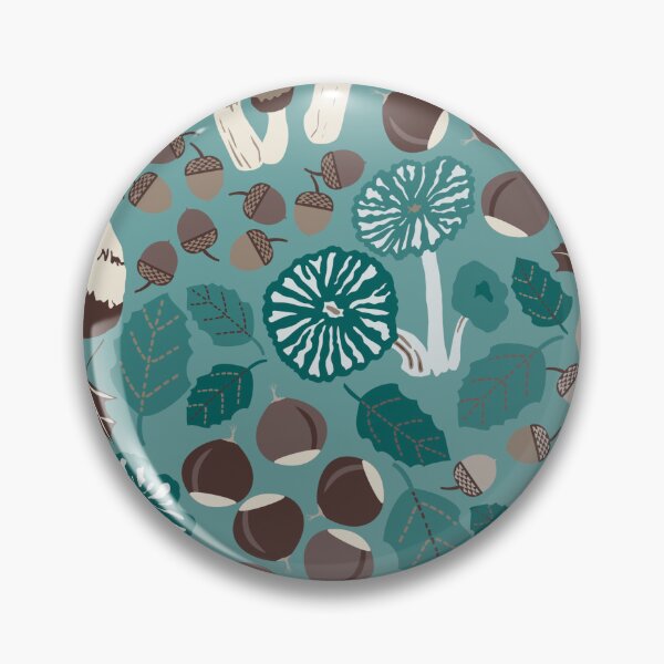 Item preview, Forest harvest on eggshell blue designed and sold by Anne-Leue.