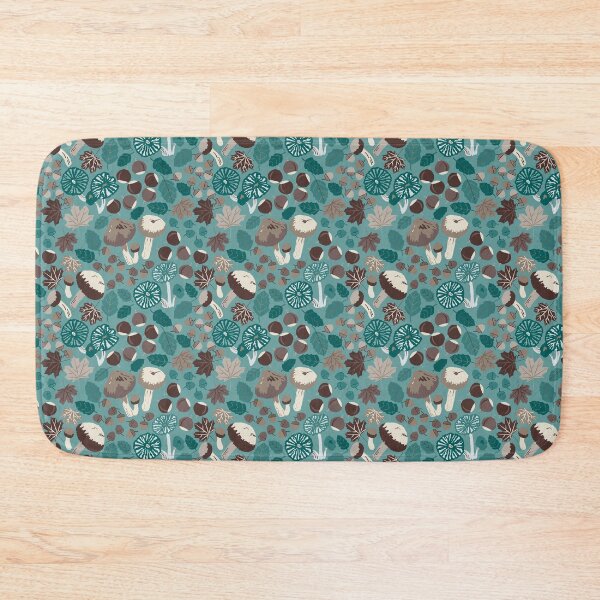 Item preview, Forest harvest on eggshell blue designed and sold by Anne-Leue.