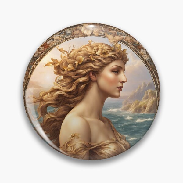 Item preview, Aphrodite Greek Goddess of Love and Beauty Drawing designed and sold by TheLocoShop.