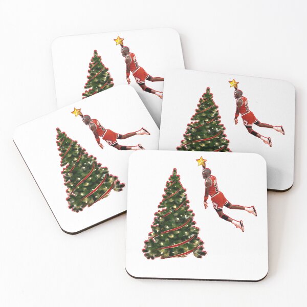 Item preview, Jordan dunking on Christmas tree designed and sold by wonderscrafts.