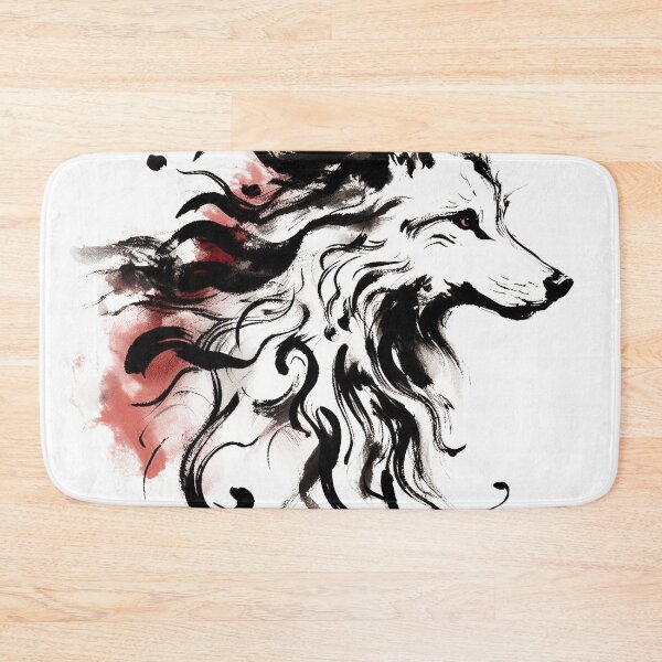 Item preview, Chinese Style Ink Wolf designed and sold by Lukasz Kobylka.