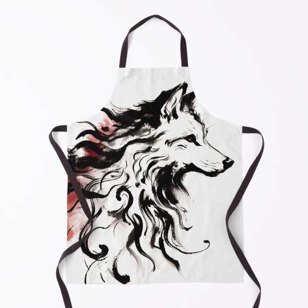 Item preview, Chinese Style Ink Wolf designed and sold by Lukasz Kobylka.
