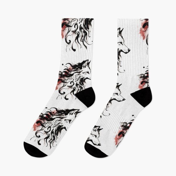 Item preview, Chinese Style Ink Wolf designed and sold by Lukasz Kobylka.