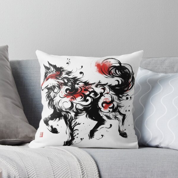 Item preview, Chinese Style Ink Wolf designed and sold by Lukasz Kobylka.