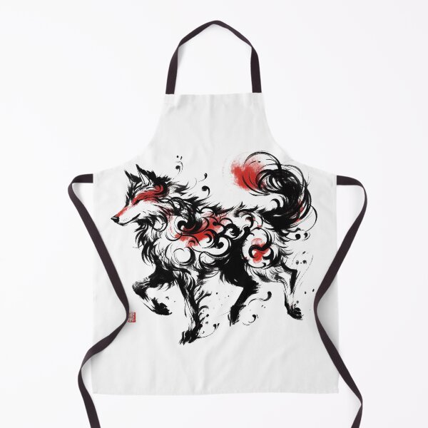 Item preview, Chinese Style Ink Wolf designed and sold by Lukasz Kobylka.