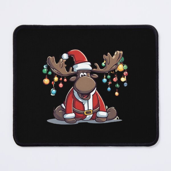 Aperçu de l'œuvre Père Noël Lune avec lumières créée et vendue par DavidPrintCraft.