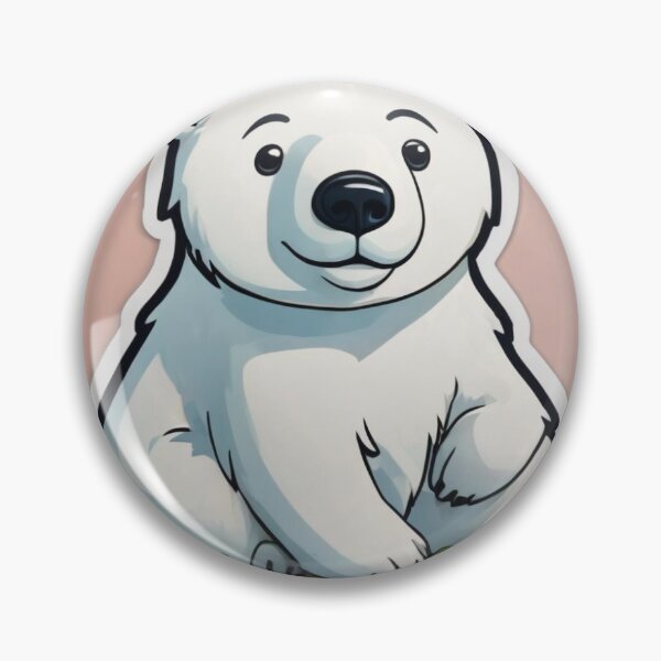 Item preview, Cute Cartoon Polar Bear designed and sold by PatchPerfect.