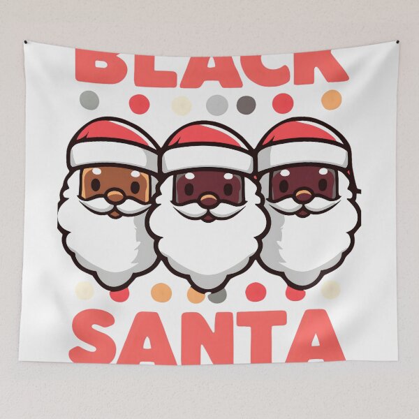 Item preview, Black Santa Is Coming To Town Christmas  designed and sold by KitonicTees.