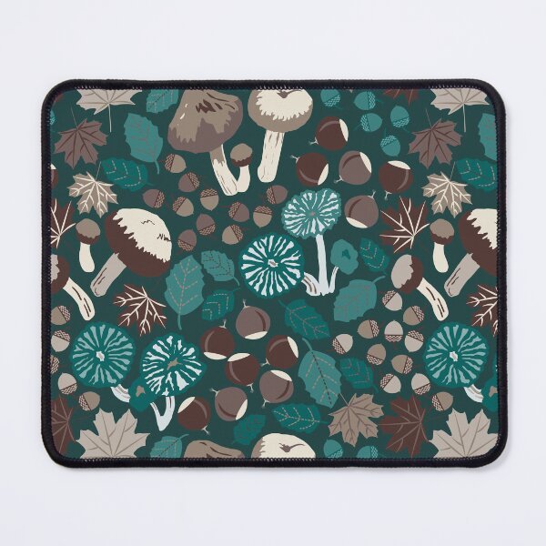 Item preview, Forest harvest on dark teal designed and sold by Anne-Leue.