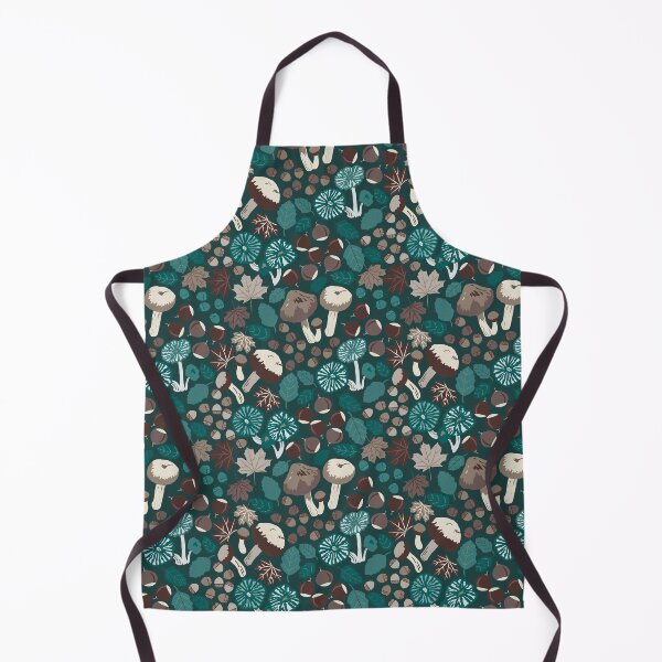 Item preview, Forest harvest on dark teal designed and sold by Anne-Leue.