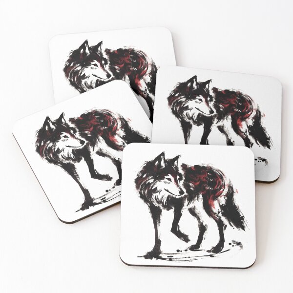 Item preview, Chinese Style Ink Wolf designed and sold by Lukasz Kobylka.