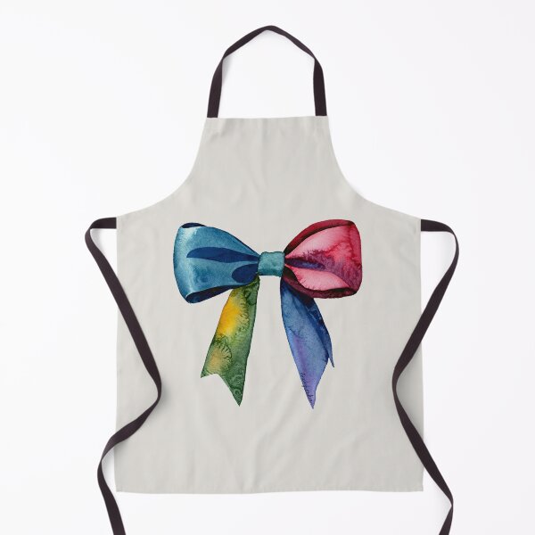 Item preview, AP267-20 Colorful Watercolor Ribbon Bow designed and sold by DuckyRubin.