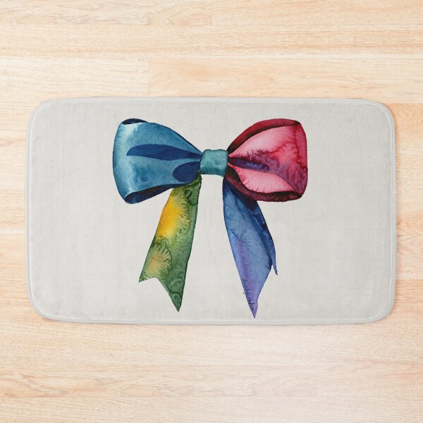 Item preview, AP267-20 Colorful Watercolor Ribbon Bow designed and sold by DuckyRubin.