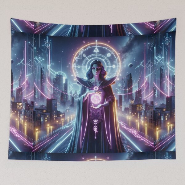 Item preview, Hecate in a fururistic urban setting designed and sold by Truck Stop One.