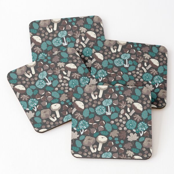 Item preview, Forest harvest on black designed and sold by Anne-Leue.