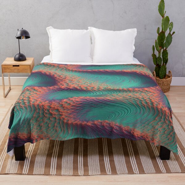 Item preview, Cool Digital Vaporwave Pink Blue Abstract Print Pattern designed and sold by bubblegoth.