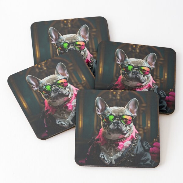 Item preview, Fashionista Neon Frenchie designed and sold by cipoprimo.