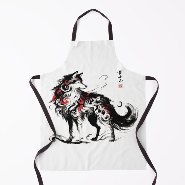 Item preview, Chinese Style Ink Wolf designed and sold by Lukasz Kobylka.