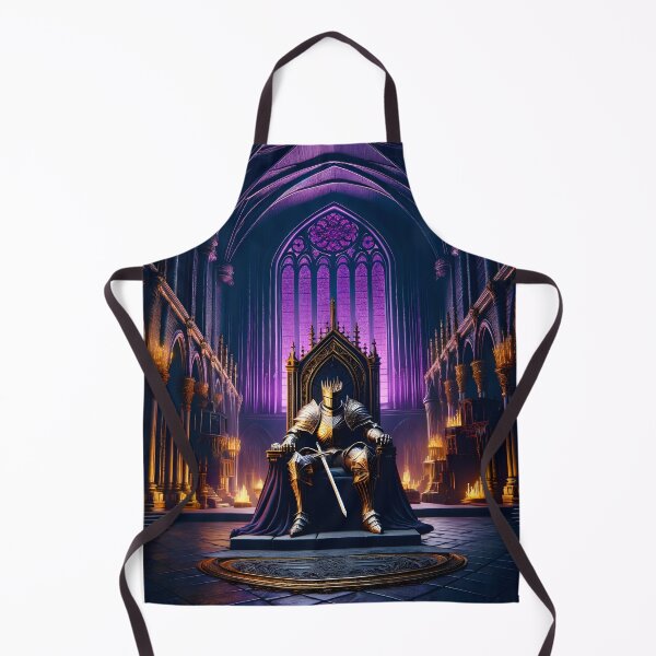 Item preview, The Demon's Dark Soul – Warrior in Plate Armor on the Stone Throne #21 designed and sold by BeNiceOrDie.