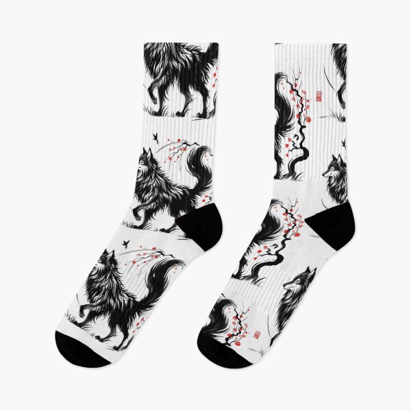 Item preview, Chinese Style Ink Wolf designed and sold by Lukasz Kobylka.
