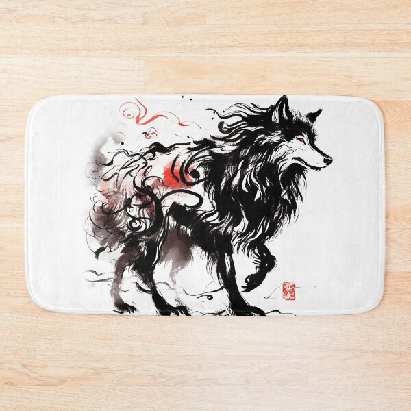 Item preview, Chinese Style Ink Wolf designed and sold by Lukasz Kobylka.