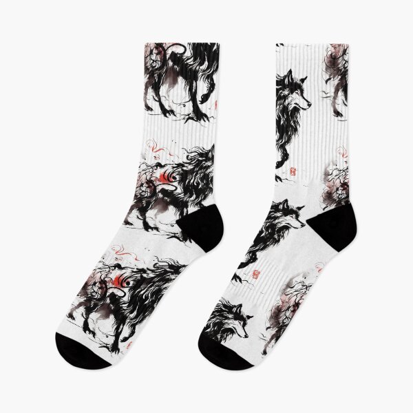 Item preview, Chinese Style Ink Wolf designed and sold by Lukasz Kobylka.