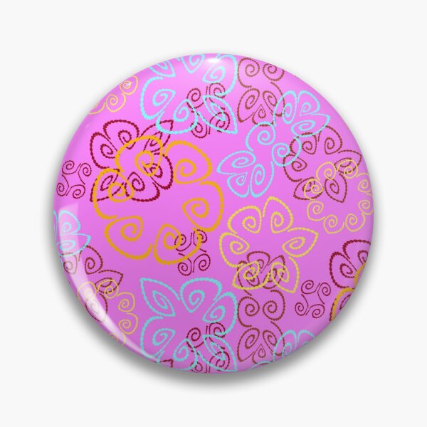 Item preview, Sunspot 3 on Pink Half-drop Repeat 5748 designed and sold by Art in My Loft.